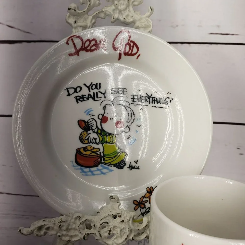 Royal Norfolk Dear God, Do you really see everything? 7‎ 1/2'' decorative plate